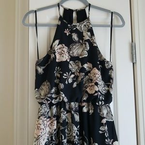 One ❤ Clothing black floral dress